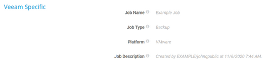 Veeam Specific Veeam Specific